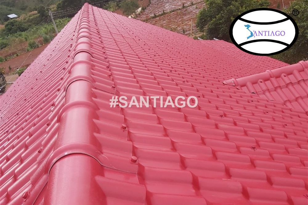 Công trình lợp ngói nhựa Santiago ở Đơn Dương, Lâm Đồng