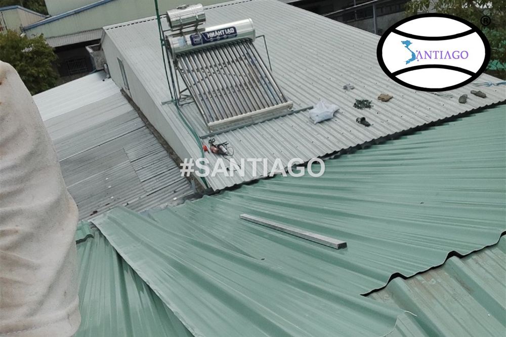 Công trình lợp tôn nhựa Santiago ở Đồng Tháp