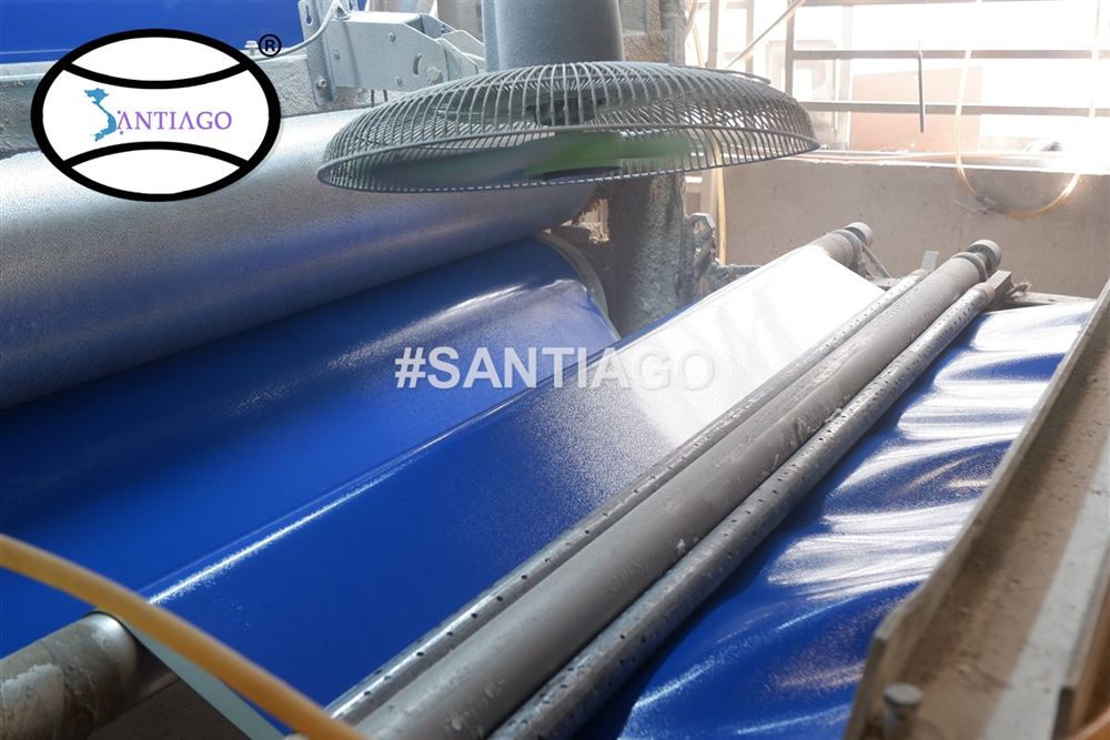 Tấm tôn nhựa PVC ASA Santiago tại nhà máy