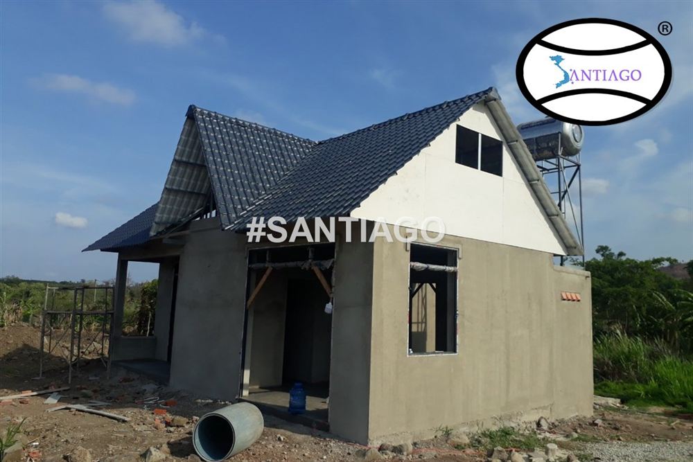 Công trình lợp ngói nhựa Santiago ở Vũng Tàu (nay thuộc TP.HCM)