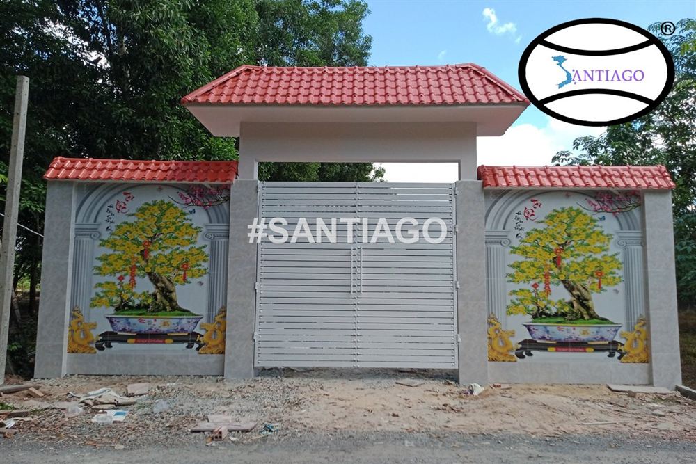 Công trình lợp ngói nhựa Santiago ở Tây Ninh