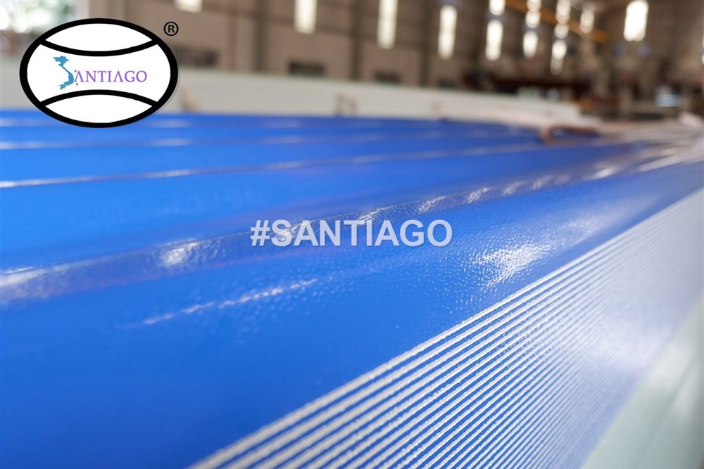 Tấm tôn nhựa PVC ASA Santiago tại nhà máy