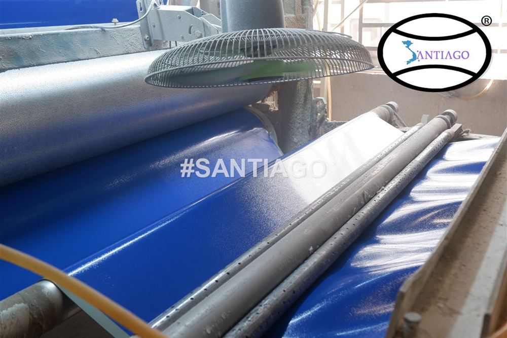 Tấm tôn nhựa PVC ASA Santiago tại nhà máy