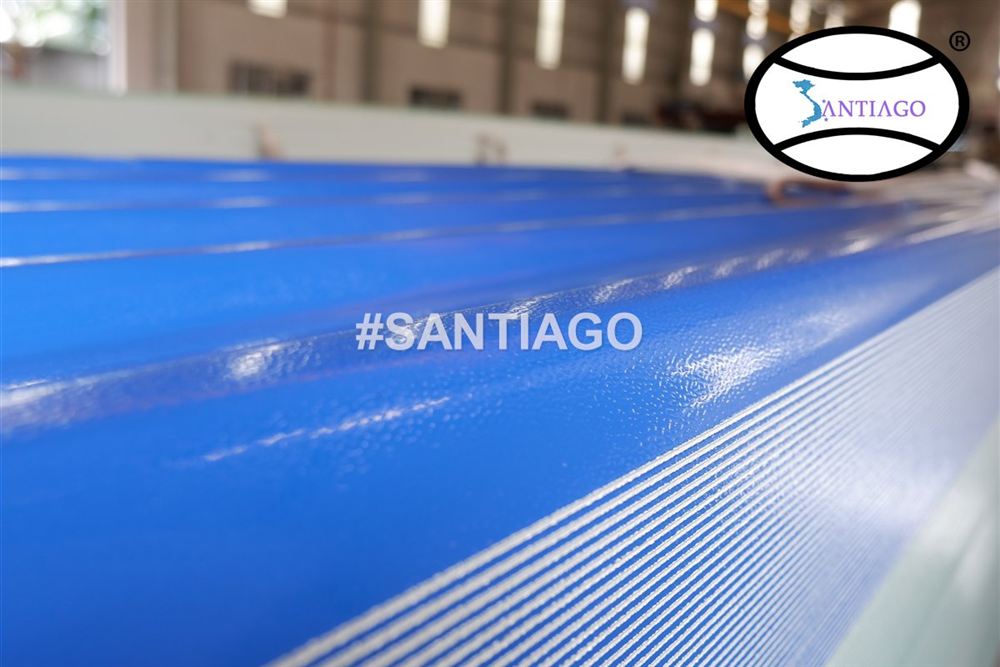 Tấm tôn nhựa PVC ASA Santiago tại nhà máy