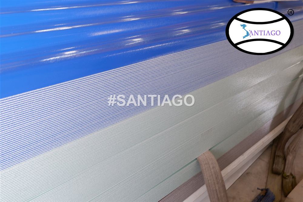 Tấm tôn nhựa PVC ASA Santiago tại nhà máy