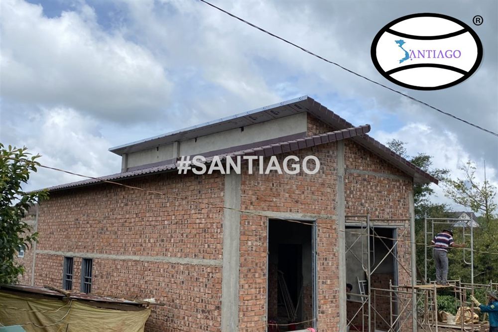 Công trình lợp ngói nhựa Santiago ở Bảo Lâm, Lâm Đồng