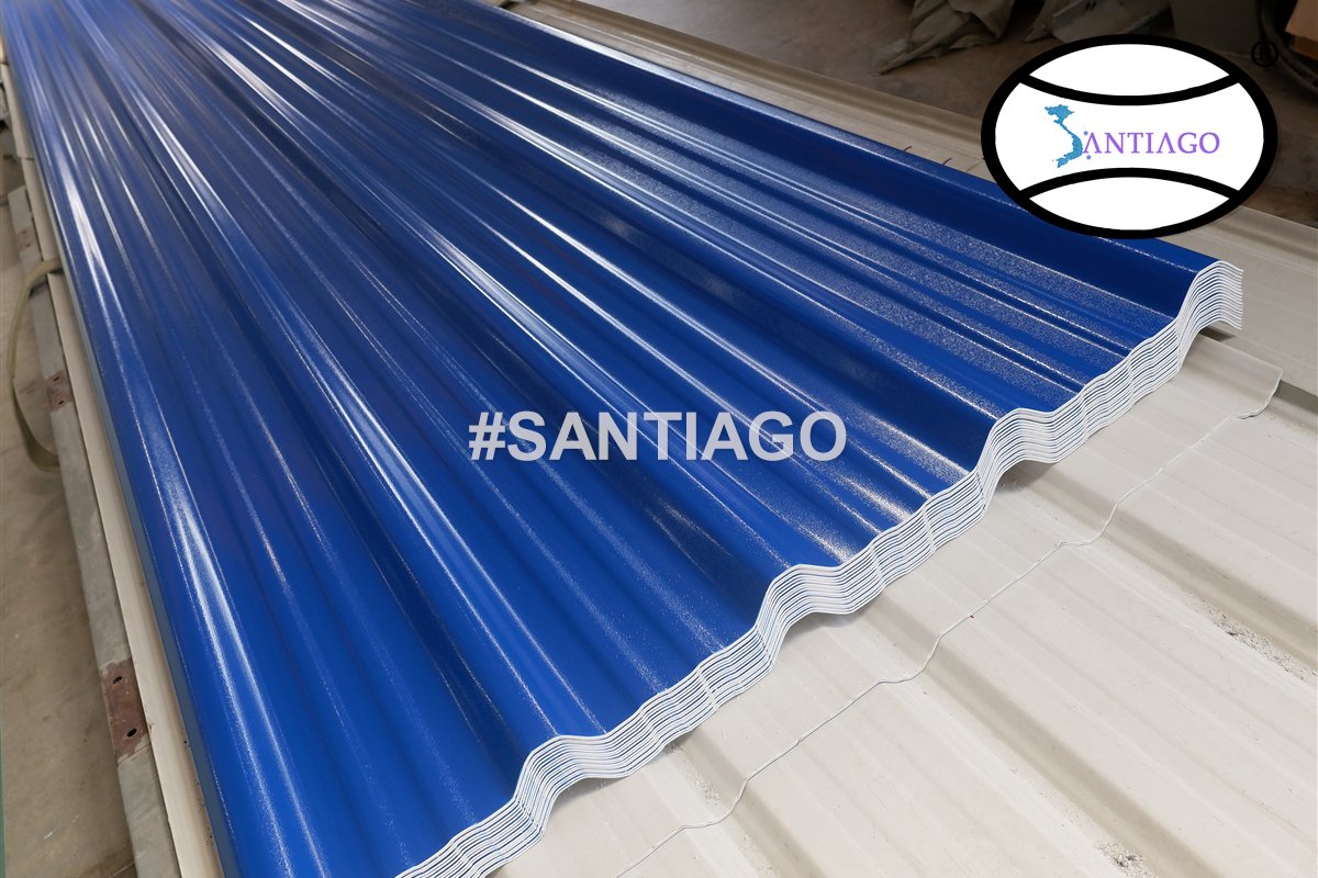 Tôn nhựa sóng vuông tại nhà máy Santiago