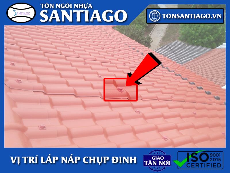 vị trí lắp nắp chụp đinh