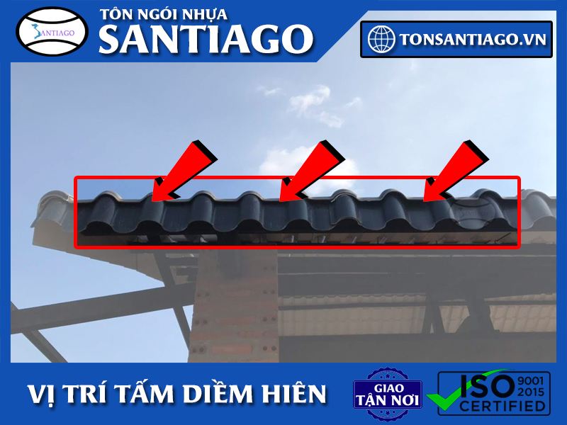 vị trí lợp tấm diềm hiên