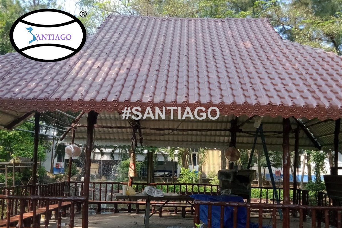 Nhà chòi lợp ngói nhựa Santiago ở Biên Hòa, Đồng Nai